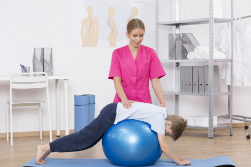 exercise ball posture
